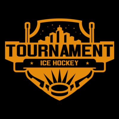 Tournament Ice Hockey logo template 02 Thumbnail