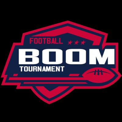 Boom Tournament Football logo template Thumbnail