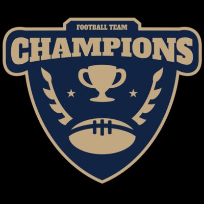 Champions Football Team logo template Thumbnail