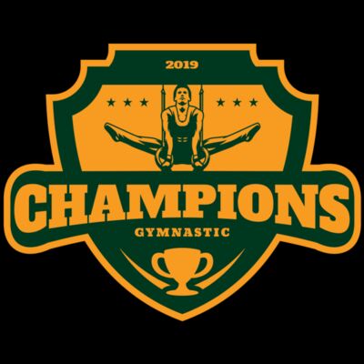 Champions Gymnastic logo template Thumbnail